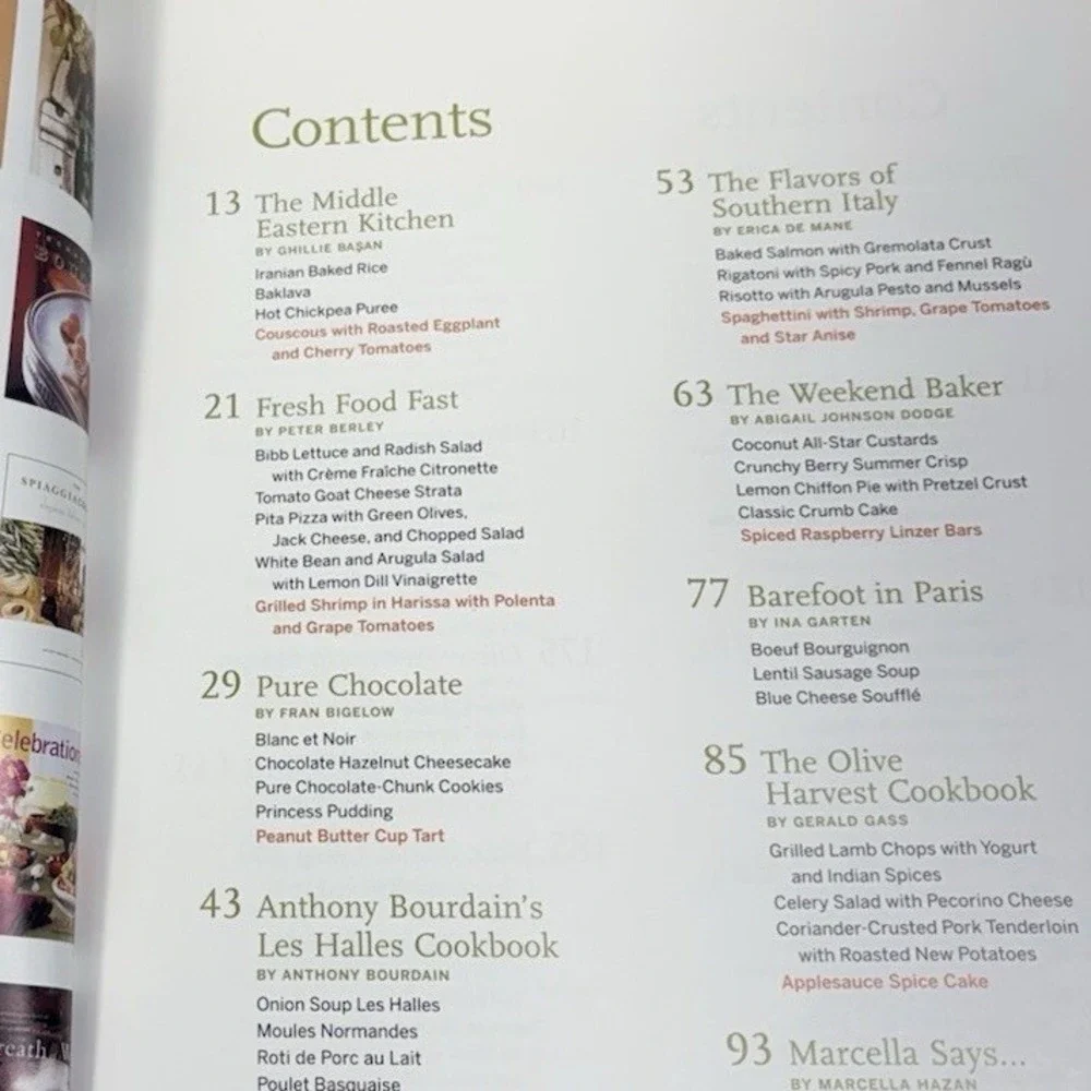 Food &Wine Best of the Best Vol 8 Cookbook Hardcover 2005 Bourdain Garten Oliver